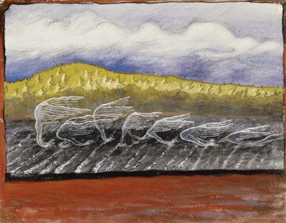 The Wind Blows, 1897. Creator: Hugo Simberg.