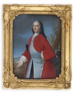 Postmaster Chr. Völschow, 1684-1729. Creator: Gustaf von Mardefeld.