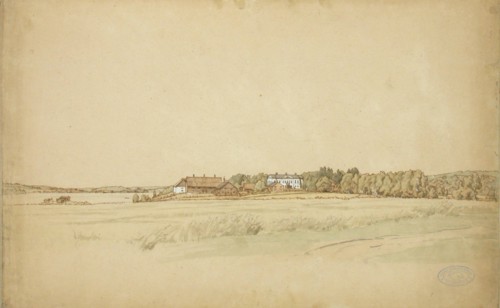 Hatanpää manor, 1857. Creator: Werner Holmberg.