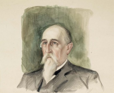 Leo Mechelin, Portrait Study, c1900s. Creator: Albert Edelfelt.