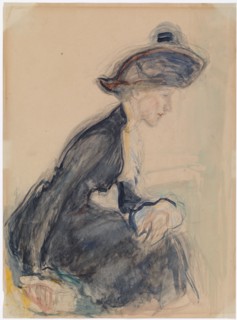 Mrs Anni Lagerborg, 1912. Creator: Magnus Enckell.