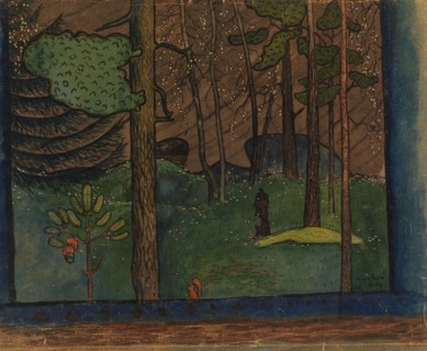 Autumn in the Forest, 1895. Creator: Hugo Simberg.