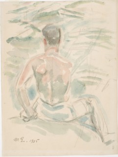 Angler, 1915. Creator: Magnus Enckell.