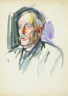 Sketch for a Portrait, c1910s. Creator: Verner Thome.