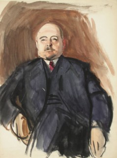 Sketch for a Portrait, c1910s. Creator: Verner Thome.
