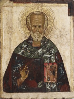 Saint Nicholas, Russian icon, 1450-1499. Creator: Unknown.