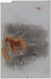 Working Horse, study, c1900. Creator: Magnus Enckell.