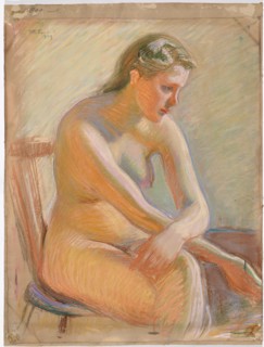 Nude, 1909. Creator: Magnus Enckell.