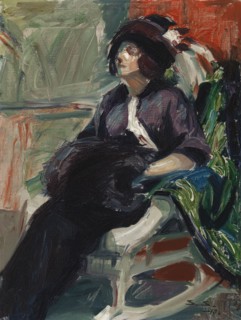 Woman in Rocking Chair, 1910. Creator: Santeri Salokivi.