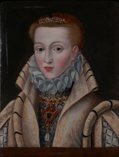 Portrait of Anna of Austria (1549-1580), Queen consort of Spain and Portugal, 2nd half of 16th cen. Creator: Anonymous.