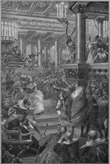 The Assassination of King Gustav III, 1891. Creator: Anonymous.