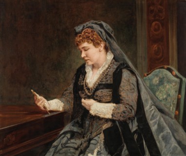 The actress and singer Marie Geistinger (1836-1903) as Mary Stuart. Creator: Anonymous.