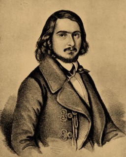 Portrait of Georg Herwegh (1817-1875) , 1841. Creator: Anonymous.