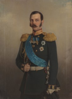 Portrait of Emperor Alexander II (1818-1881), after 1856. Creator: Anonymous.