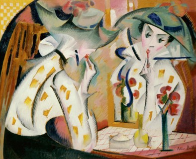 Woman Before a Mirror, 1918. Creator: Bailly, Alice (1872-1938).