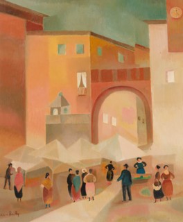Verona Market, 1926. Creator: Bailly, Alice (1872-1938).