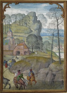 The Hours of Hennessy (Hours of Notre-Dame). Labors of the Months: February, c1530. Creator: Bening, Simon, (Workshop) (ca 1483-1561).