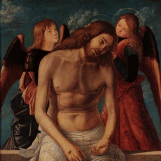 The Dead Christ supported by Two Angels, c1505-1510. Creator: Carpaccio, Vittore (1460-1526).