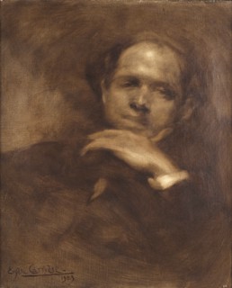 Portrait of the cellist and composer Pablo Casals (1876-1973), 1903. Creator: Carrière, Eugène (1849-1906).