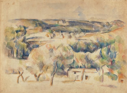 Landscape in Provence, 1900-1904 . Creator: Cézanne, Paul (1839-1906).
