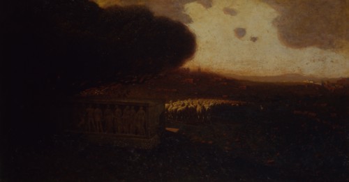 End of a Summer's Day. Eclogue, 1899-1907. Creator: De Maria, Mario (1852-1924).