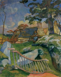 The Gate (La Barrière), 1889. Creator: Gauguin, Paul Eugéne Henri (1848-1903).