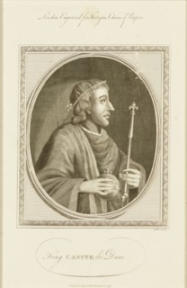 King Canute the Great, 1780s. Creator: Goldar, Jabez (1729-1795).