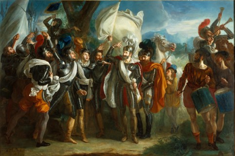 Henry IV at the Battle of Ivry. Creator: Hardivillier, Charles Achille, d' (1795-after 1835).