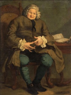 Portrait of Simon Fraser, 11th Lord Lovat (1667-1747) , c1747. Creator: Hogarth, William, (after)  .