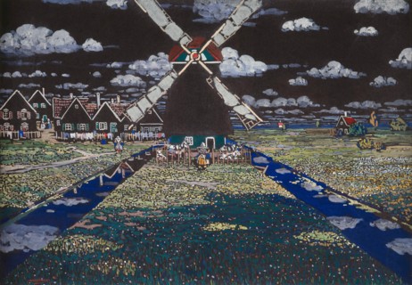 Mill, Netherlands, 1904. Creator: Kandinsky, Wassily Vasilyevich (1866-1944).