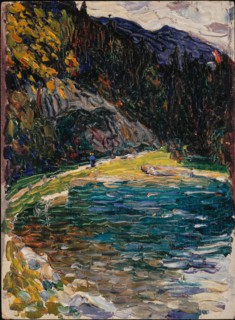 Kochel, Alte Kesselbergstrasse, 1902. Creator: Kandinsky, Wassily Vasilyevich (1866-1944).