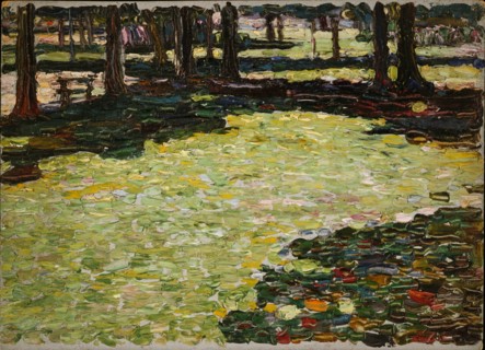 Saint-Cloud Park, Clearing, c 1907. Creator: Kandinsky, Wassily Vasilyevich (1866-1944).