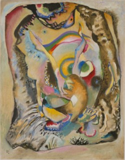 Painting on a Light Ground, 1916. Creator: Kandinsky, Wassily Vasilyevich (1866-1944).