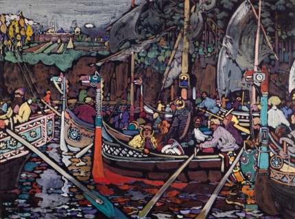 Song (Volga Song), 1906. Creator: Kandinsky, Wassily Vasilyevich (1866-1944).
