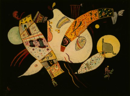 Shapes in Tension, 1936. Creator: Kandinsky, Wassily Vasilyevich (1866-1944).