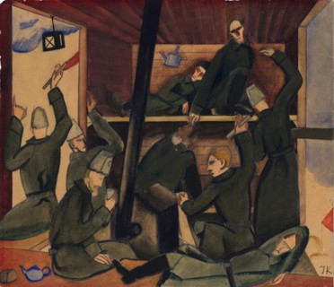 Summer (Summer in the Soldier's Carriage) , 1917. Creator: Kazaks, Jekabs (1895-1920).
