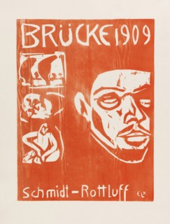 Portrait of Karl Schmidt-Rottluff. Cover of the IV. Annual Portfolio of the Artist Group Brücke,1909 Creator: Kirchner, Ernst Ludwig (1880-1938).