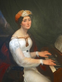Portrait of Maria Szymanowska (1789-1831), c1825. Creator: Kokular, Alexander (1793-1846).