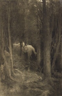Illustration for the story "A Terrible Vengeance" from the collection "Evenings on a Farm..., 1874. Creator: Kramskoi, Ivan Nikolayevich (1837-1887).