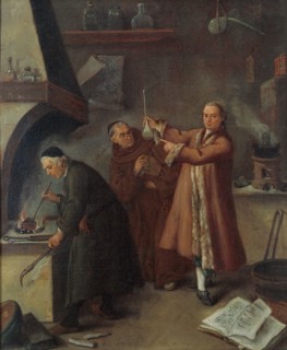 Alchemists, 1757. Creator: Longhi, Pietro (1701-1785).