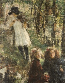 Reflections, 1918-1920. Creator: Mancini, Antonio (1852-1930).