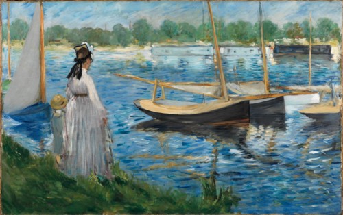 Banks of the Seine at Argenteuil, 1874. Creator: Manet, Édouard (1832-1883).