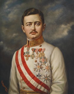 Portrait of Emperor Charles I of Austria (1887-1922), 1917. Creator: Mayerhofer, Theodor (1855-1941).