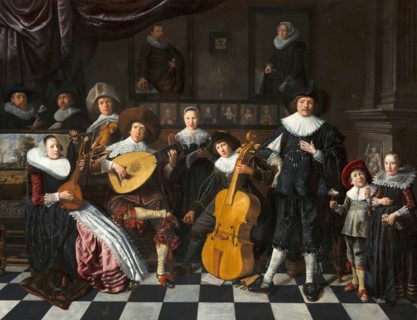 Self-Portrait with Family Members, 1630-1640. Creator: Molenaer, Jan Miense (c. 1610-1668).