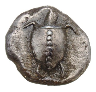Stater. Aegina. Turtle, c560-540 BC. Creator: Numismatic, Ancient Coins  .
