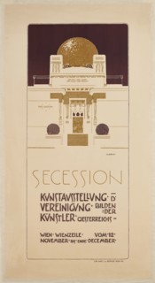 Poster for the II Exhibition of the Vienna Secession, 1898. Creator: Olbrich, Joseph Maria (1867-1908).