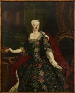 Portrait of Princess Sophia Dorothea of Prussia (1719-1765), 18th century. Creator: Pesne, Antoine, School (1683-1757).
