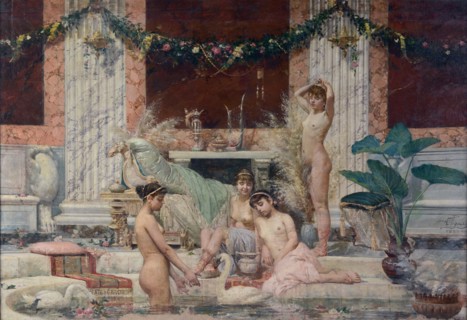 Frigidarium, 1882. Creator: Pigna, Alessandro (1862-1919).