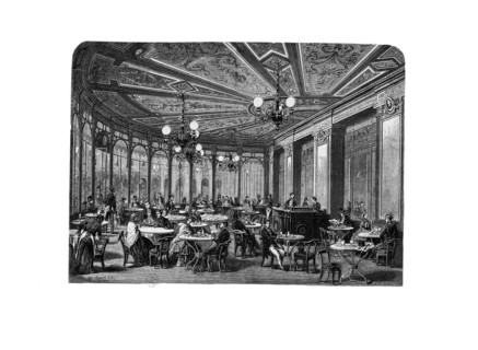 Le café de la Rotonde au Palais-Royal. Creator: Renard, Edouard (1802-1857).