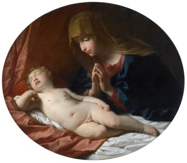 Die Anbetung des Christuskindes, um 1700. Creator: Reni, Guido (1575-1642).